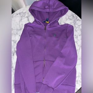 RALPH LAUREN BIG GIRL XL 16 PURPLE HOODIE